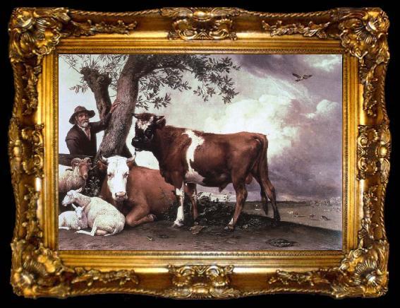 framed  POTTER, Paulus the bull, ta009-2